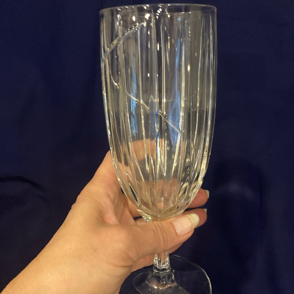 Mikasa Clear Crystal Tall Ice Tea Glass